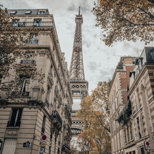 Paris mit dem Eiffelturm 